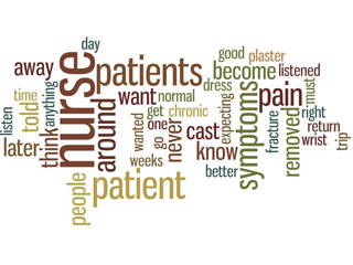 As a child, Angie wanted to a nurse - someone who could flounce around talking to people. As a nurse, working with patients suffering from severe, debilitating pain, the reality is a bit different. When she becomes a patient, she gains valuable insights into what it's like for some of her patients.. And recognises the value of listening.